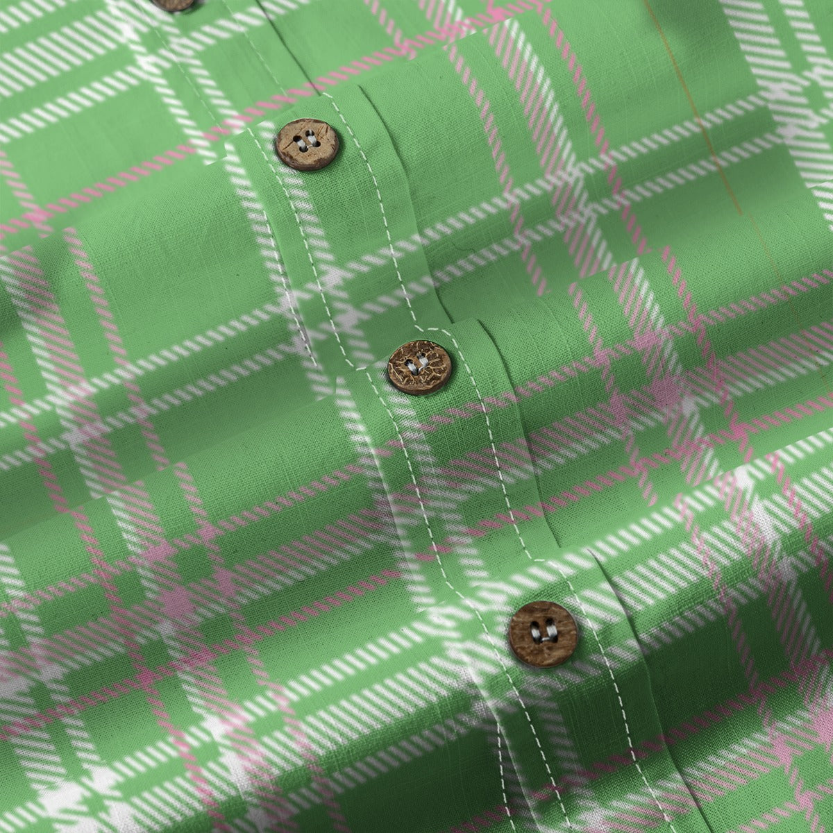 Stay Wild Moon Child Plaid Shirt