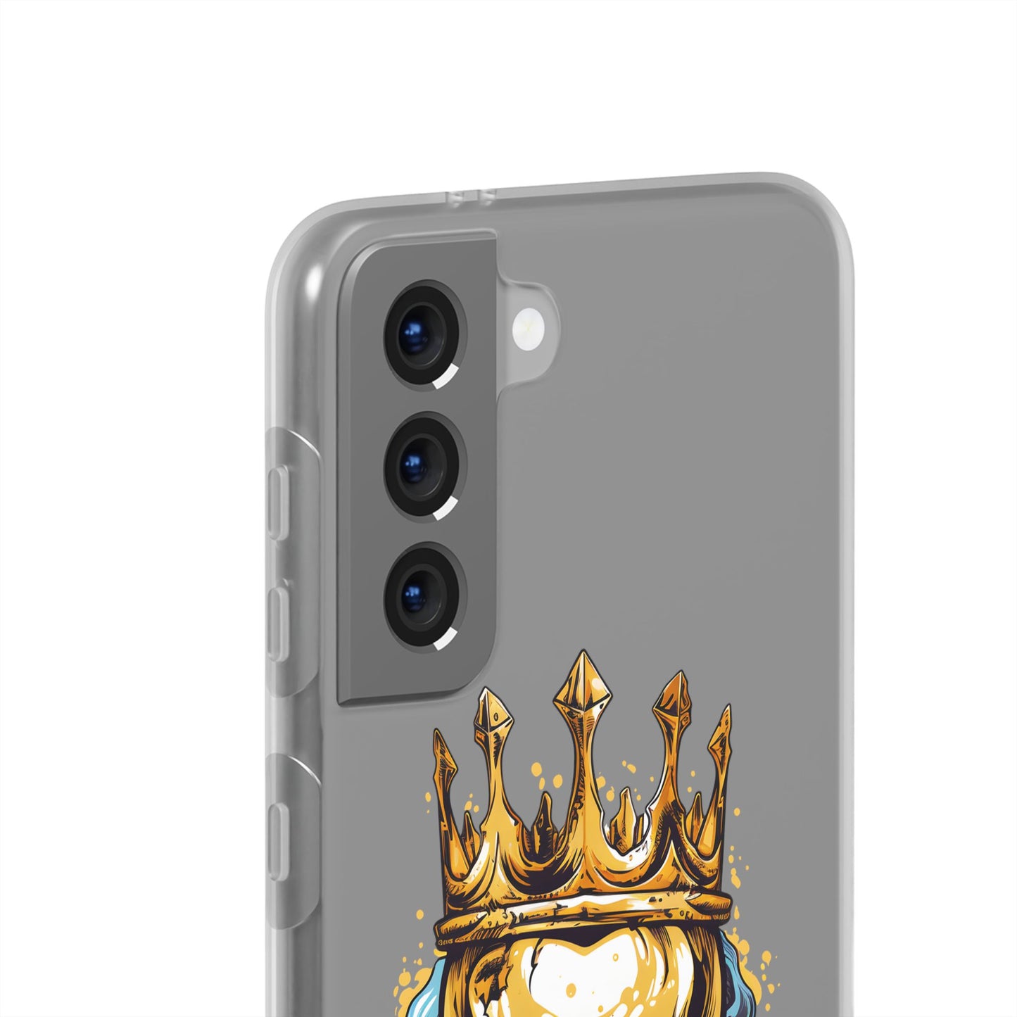 Skull Sovereign - Flexi Cases - Skull, crown, royalty, power, majesty, regal, death, edgy, dark, iPhone case, galaxy case, Samsung case