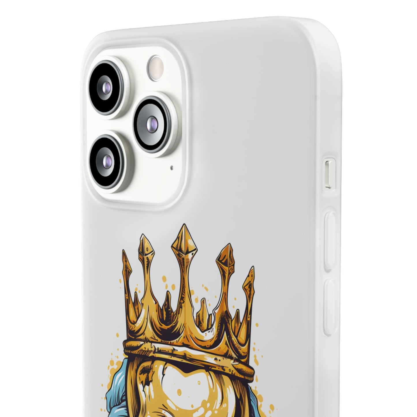 Skull Sovereign - Flexi Cases - Skull, crown, royalty, power, majesty, regal, death, edgy, dark, iPhone case, galaxy case, Samsung case