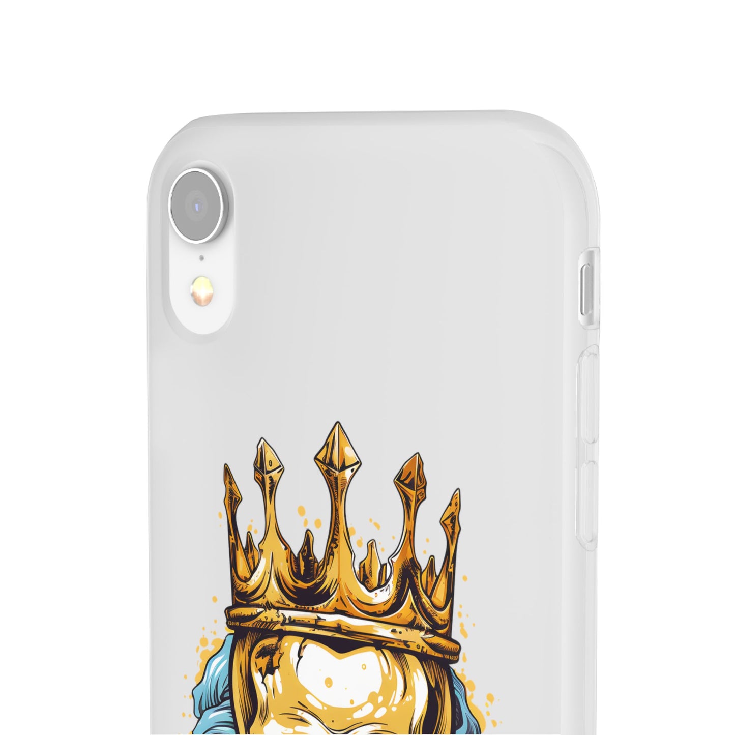 Skull Sovereign - Flexi Cases - Skull, crown, royalty, power, majesty, regal, death, edgy, dark, iPhone case, galaxy case, Samsung case