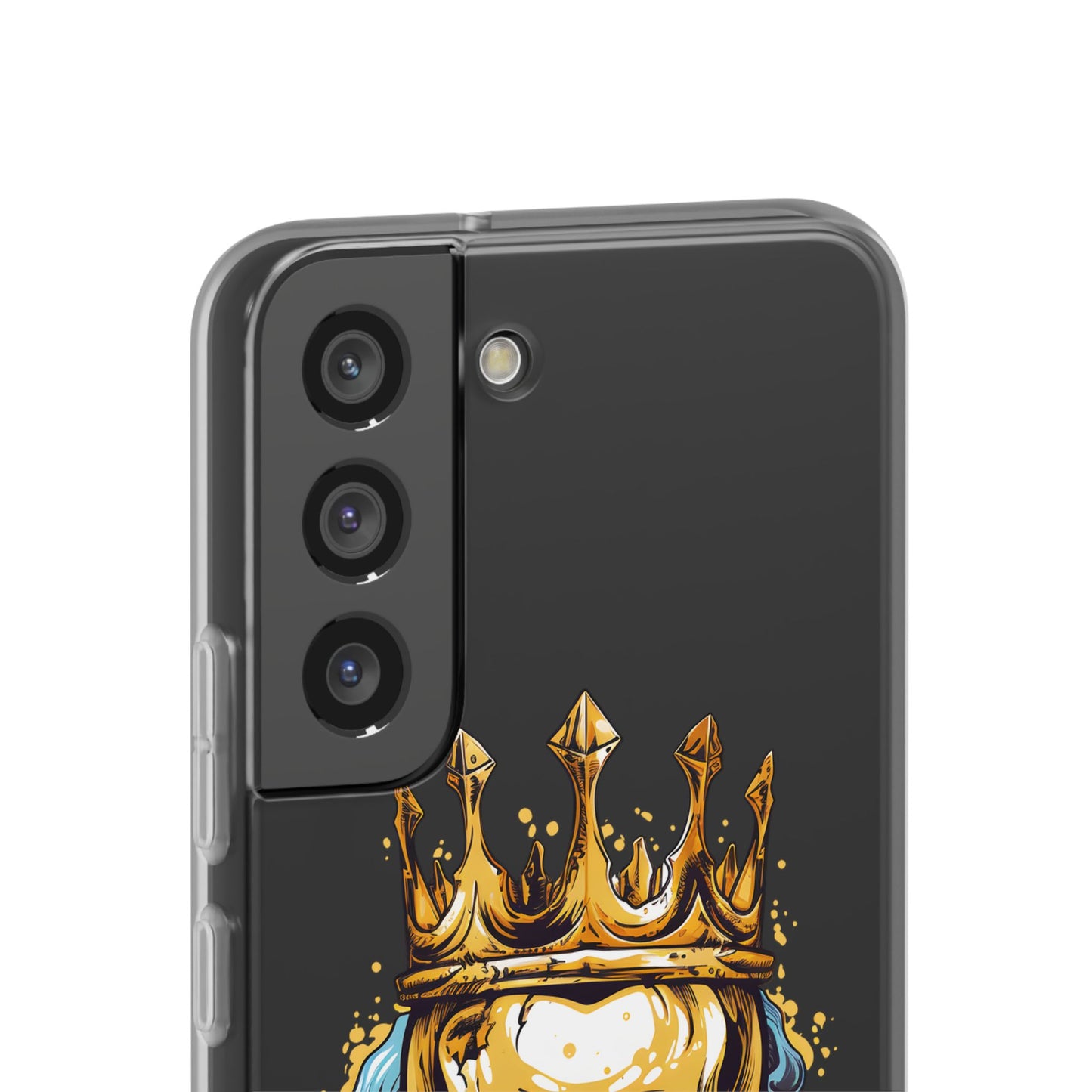 Skull Sovereign - Flexi Cases - Skull, crown, royalty, power, majesty, regal, death, edgy, dark, iPhone case, galaxy case, Samsung case