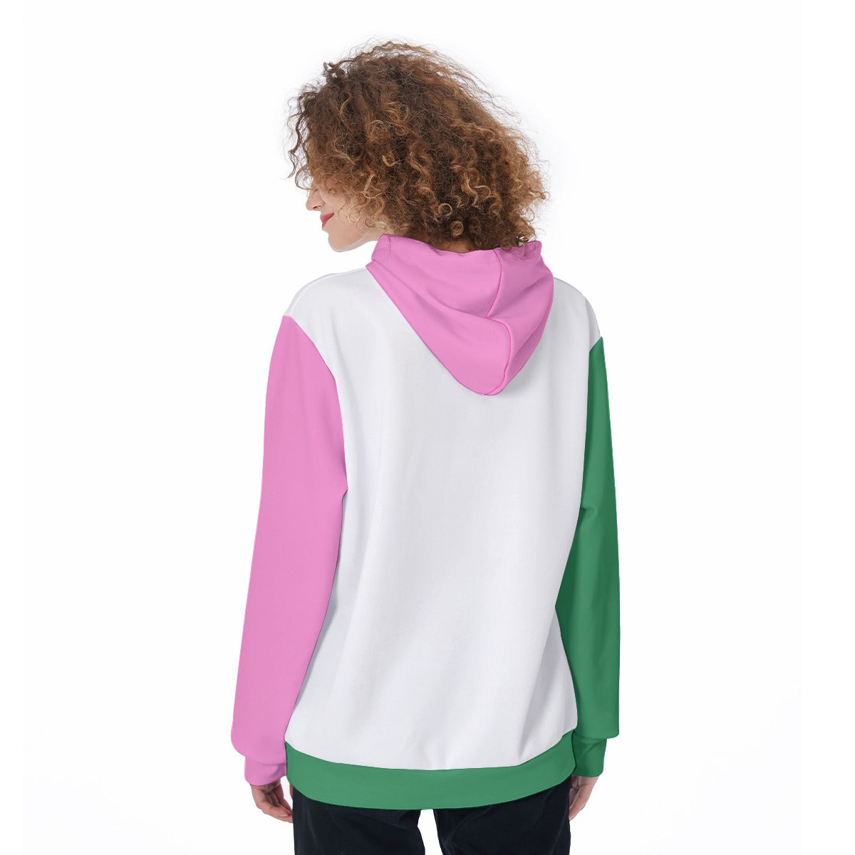“Keep It Spinning” Retro-Inspired Colorblock Hoodie