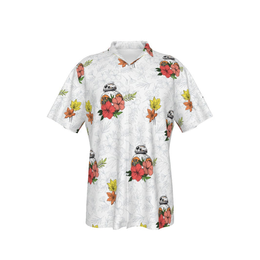 Galactic Tropics -  BB8 inspired Unisex Hawaiian Shirt