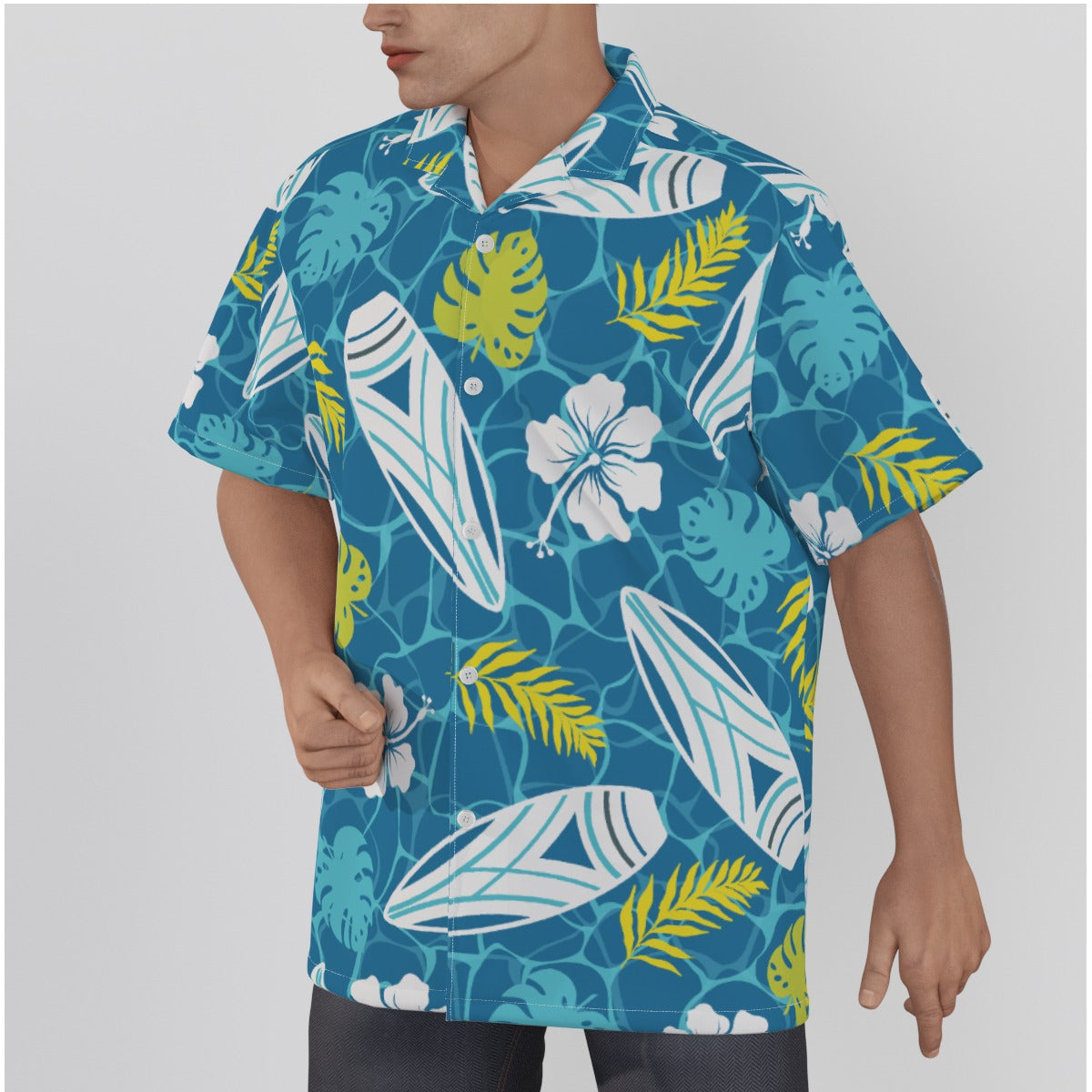 Tropical Surf - Men's Hawaiian Shirt