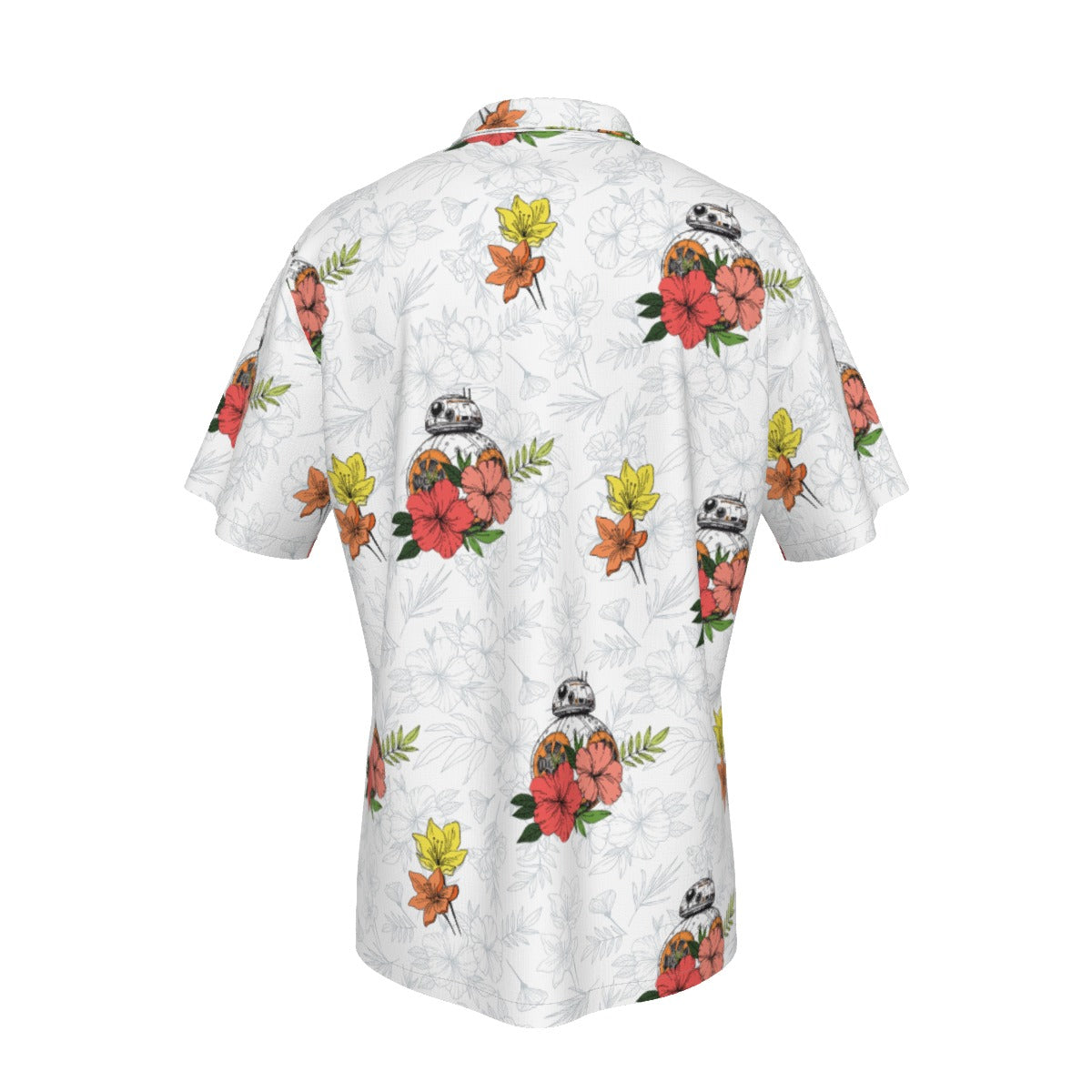 Galactic Tropics -  BB8 inspired Unisex Hawaiian Shirt