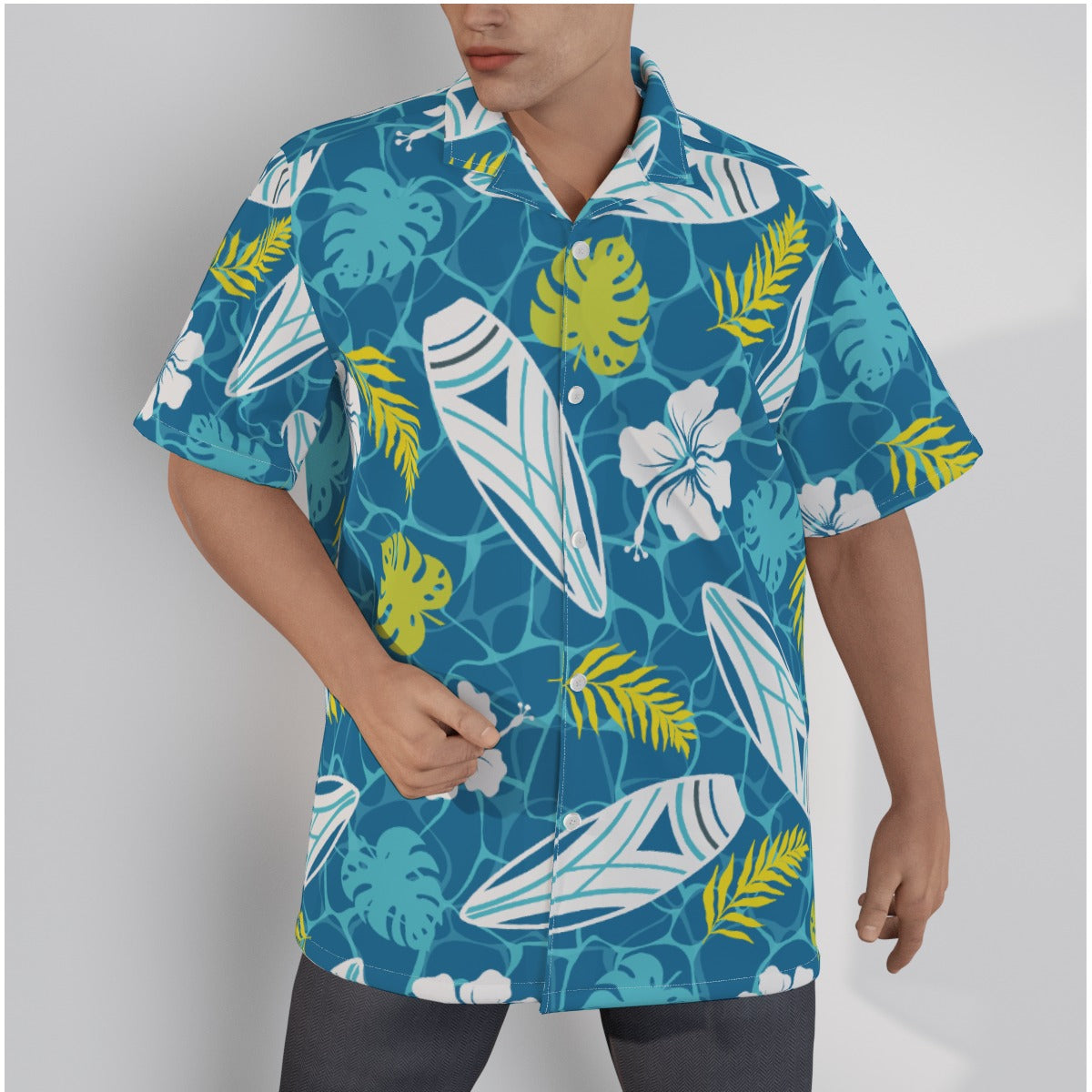 Tropical Surf - Men's Hawaiian Shirt