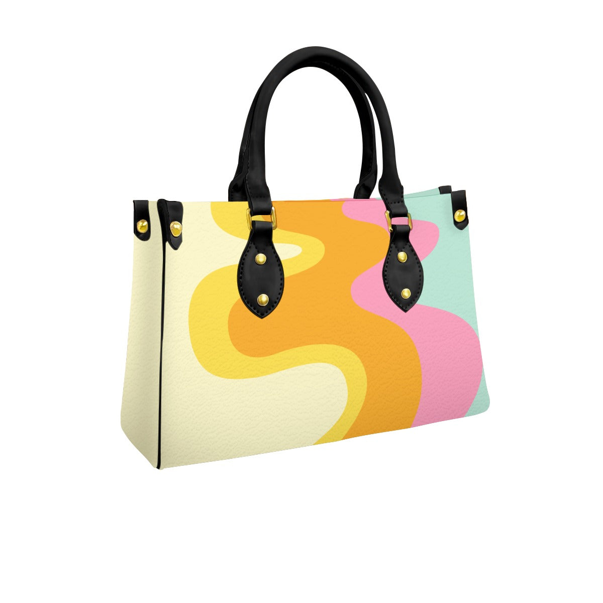 Sunset Swirl Retro Handbag