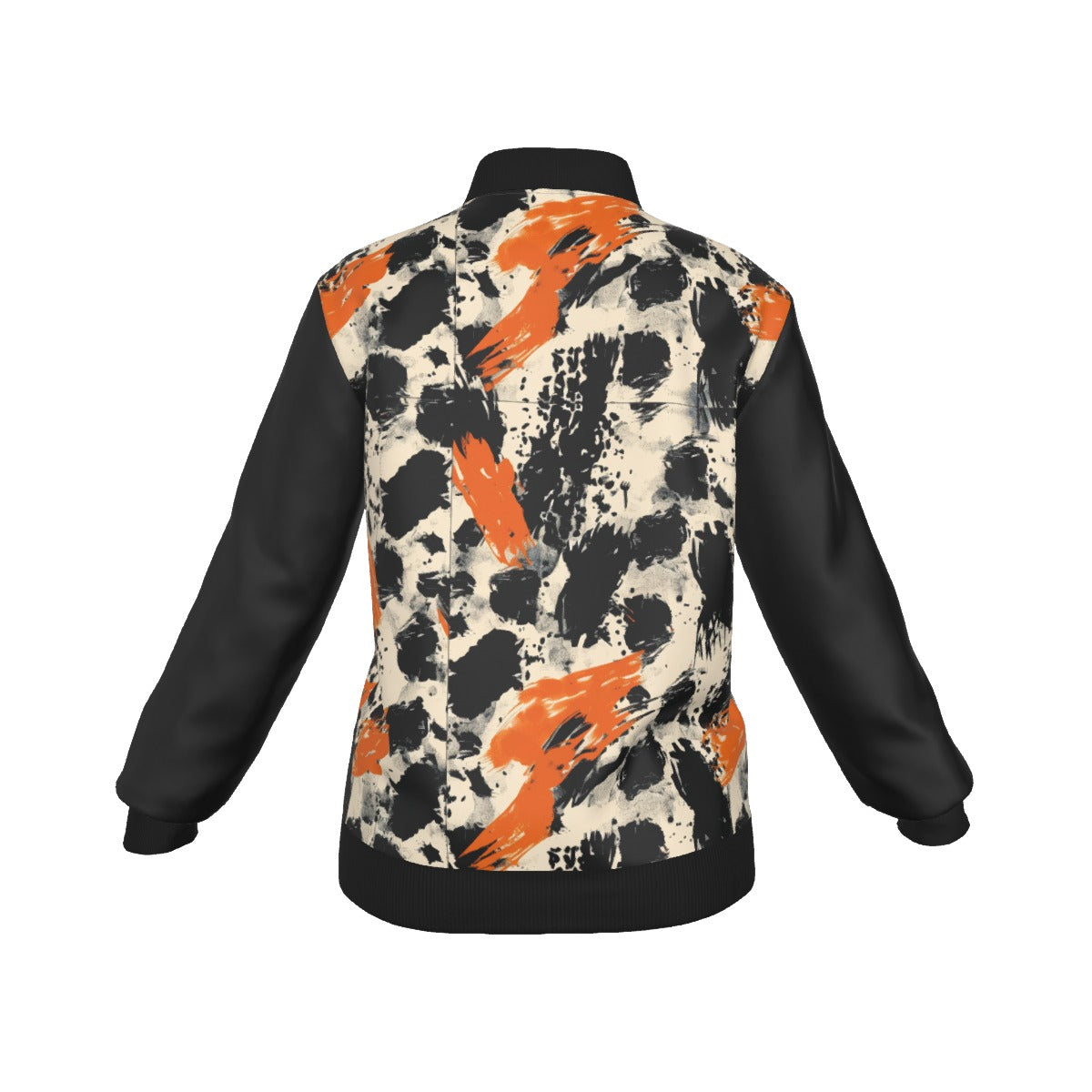 Urban Ember Abstract Bomber Jacket