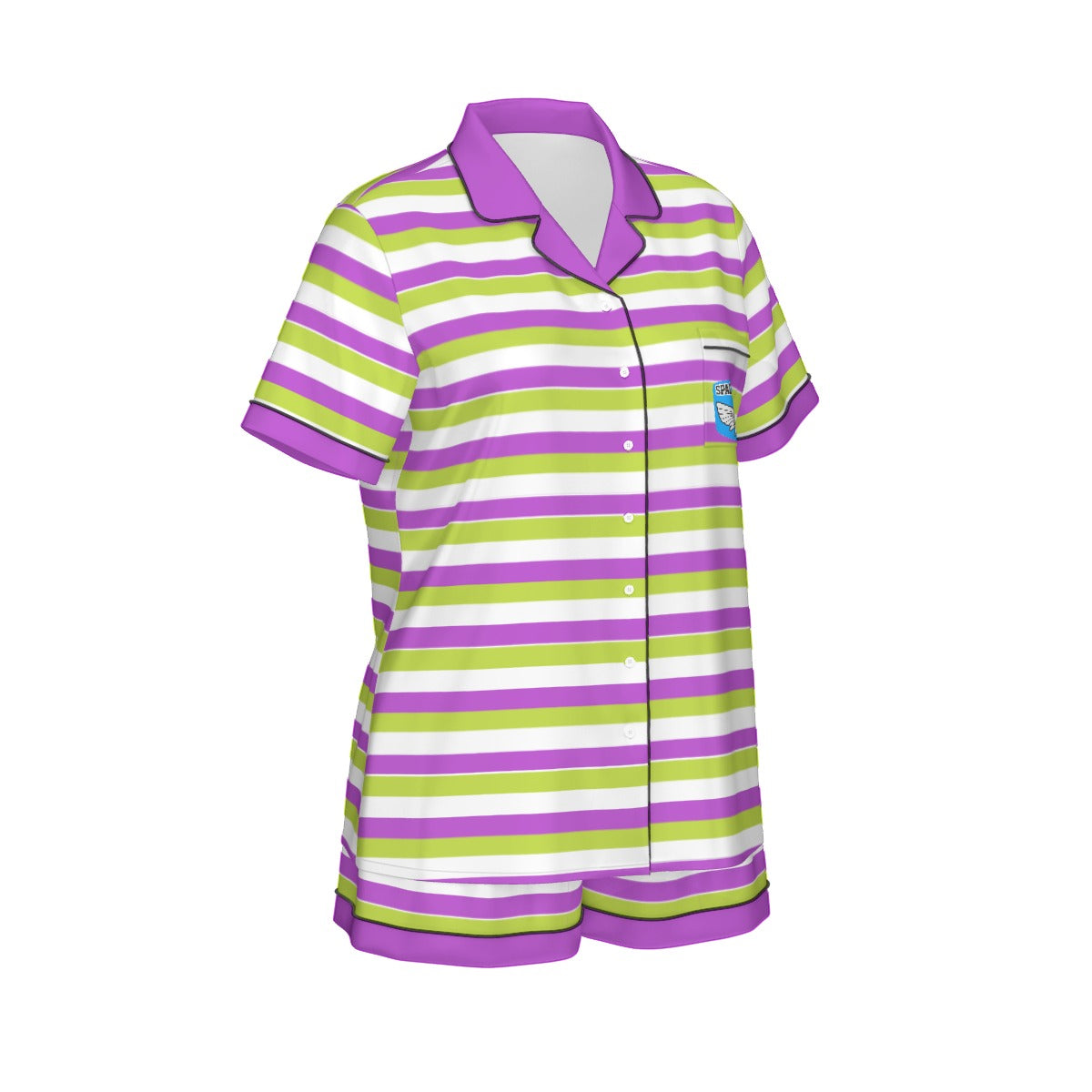 Buzz Stripe “Space Ranger” Women’s Pajama Set