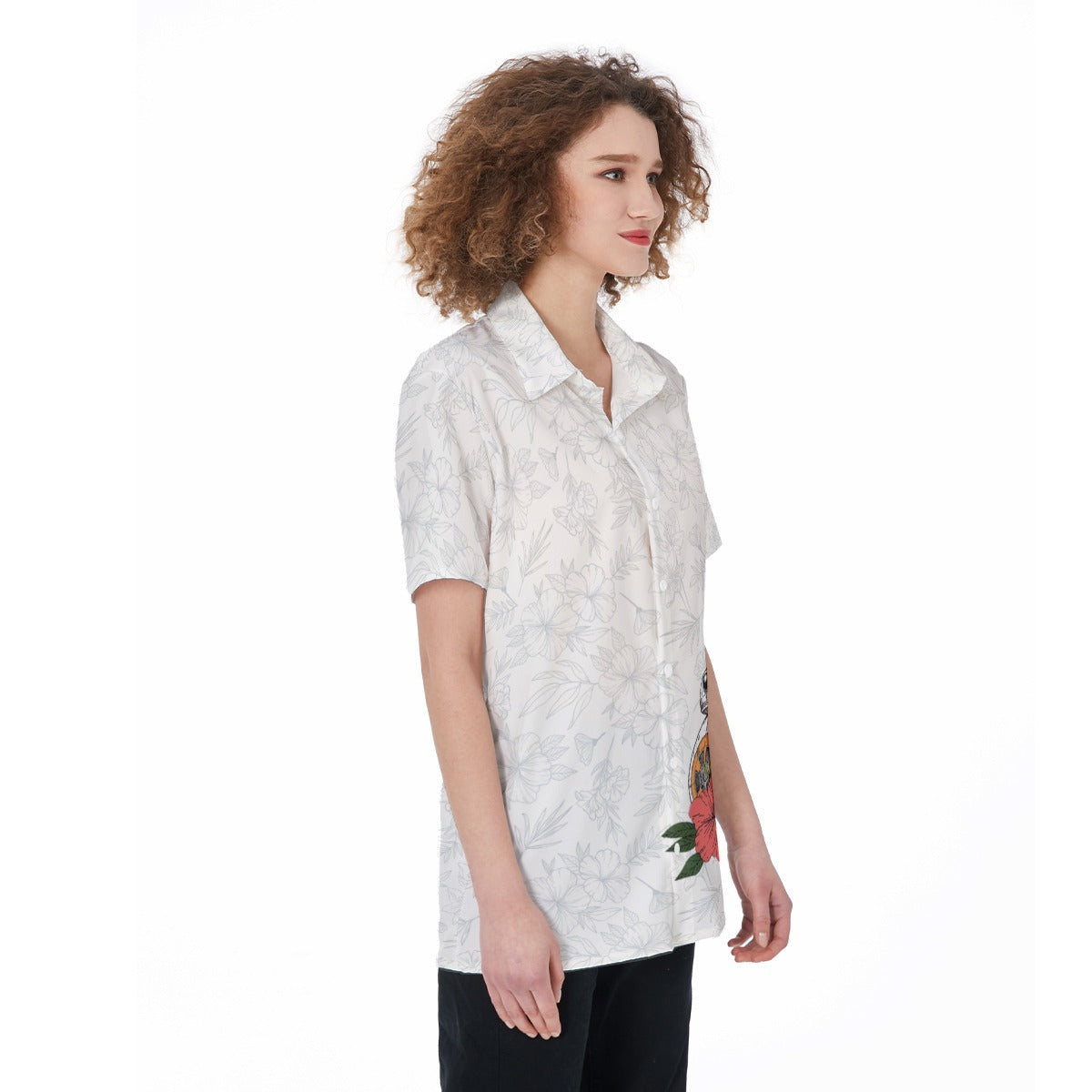 Galactic Tropics - BB8 Inspired Women's Shirt