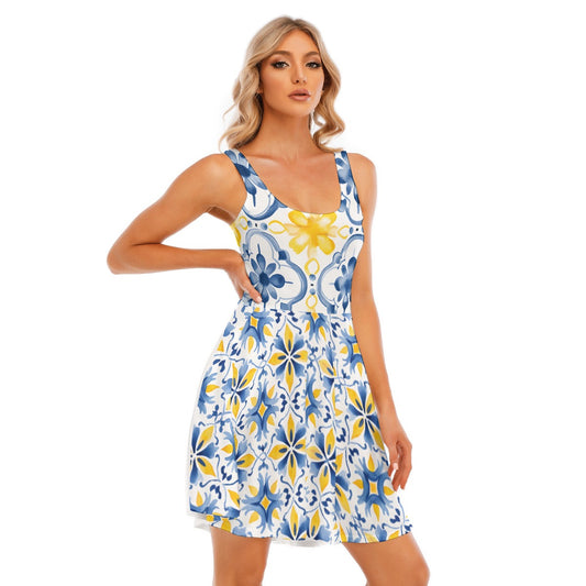 Mediterranean Mosaic Sundress