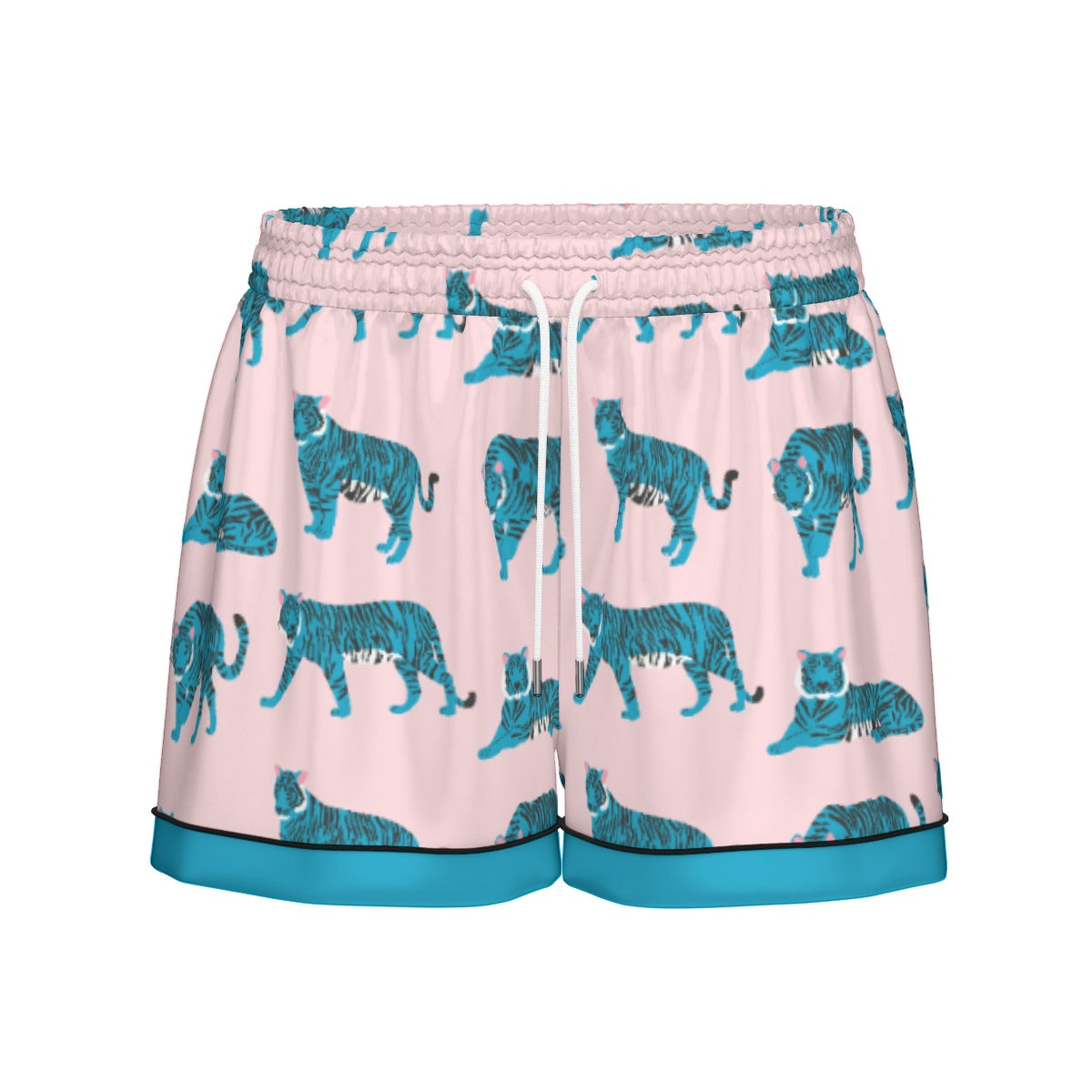 Wild & Cozy Blue Tiger Pajama Set