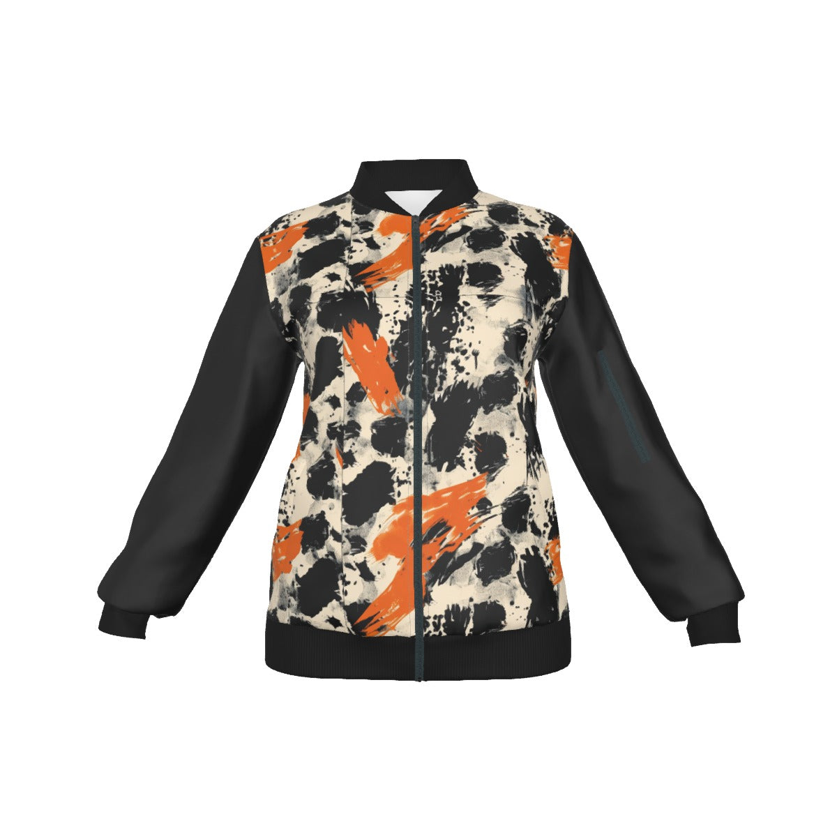 Urban Ember Abstract Bomber Jacket