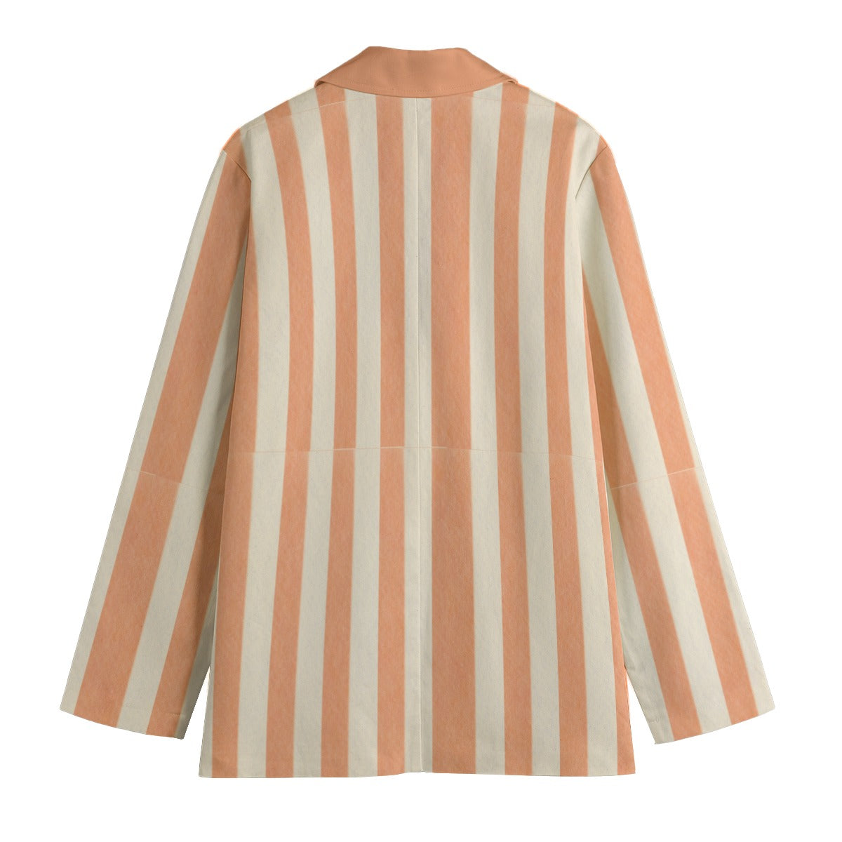 Peachy Vertical Stripe Statement Blazer