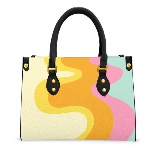 Sunset Swirl Retro Handbag