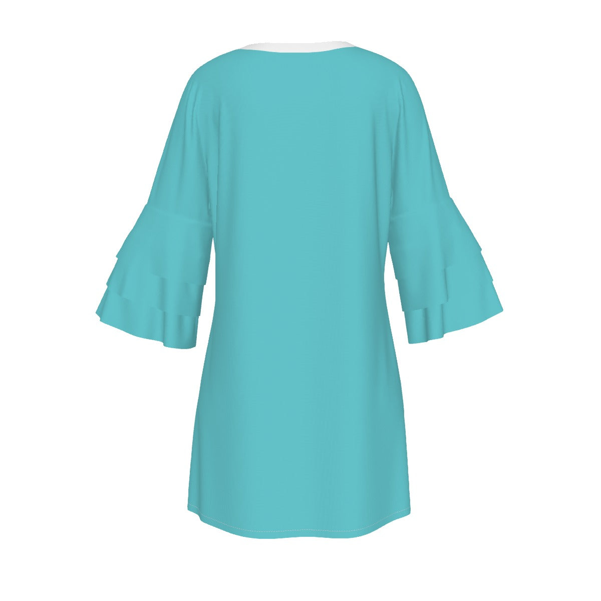 Beach Hair Don’t Care Ruffle Sleeve Tunic