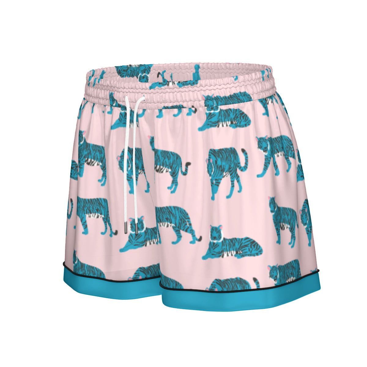 Wild & Cozy Blue Tiger Pajama Set