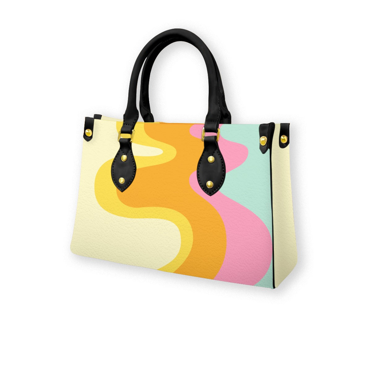 Sunset Swirl Retro Handbag