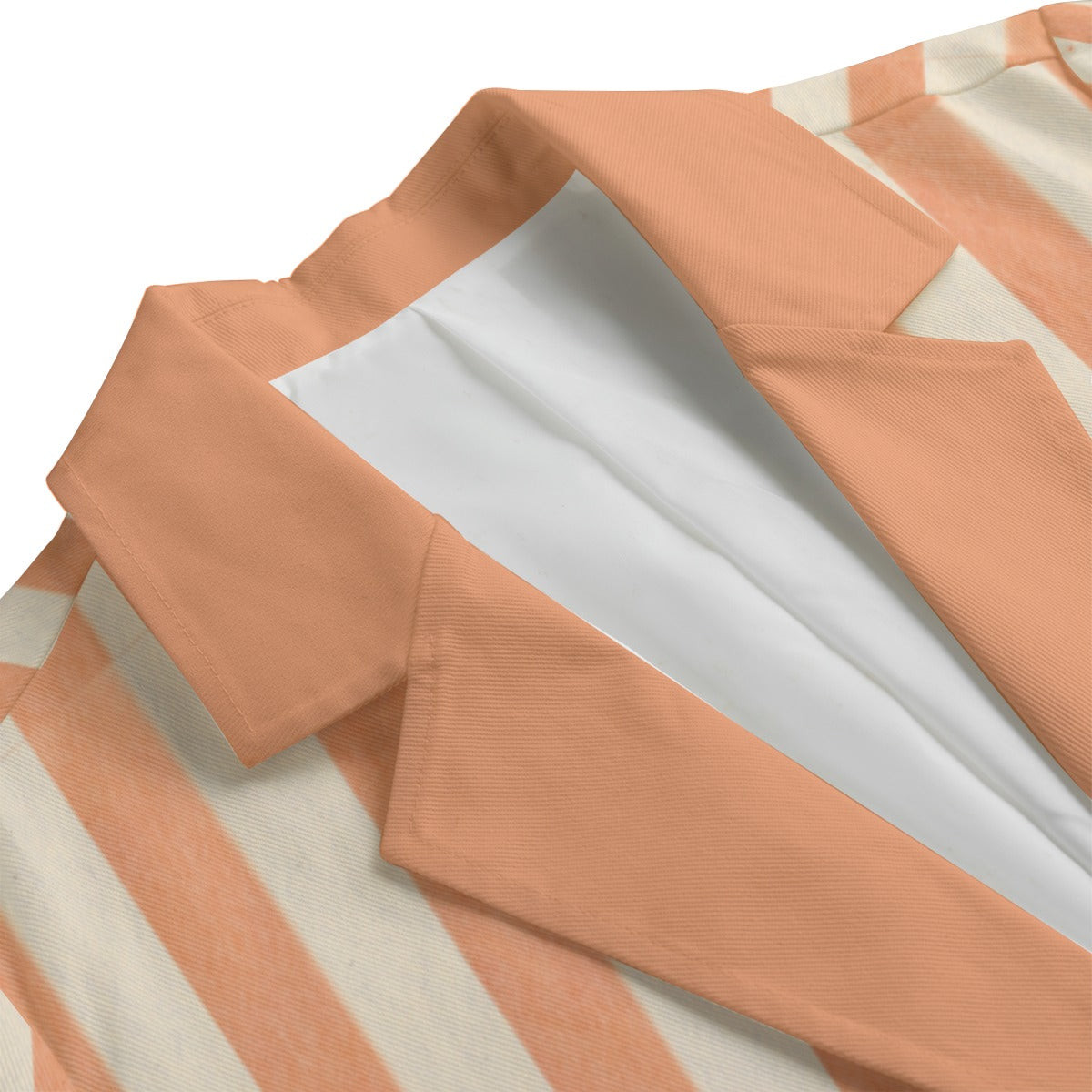 Peachy Vertical Stripe Statement Blazer