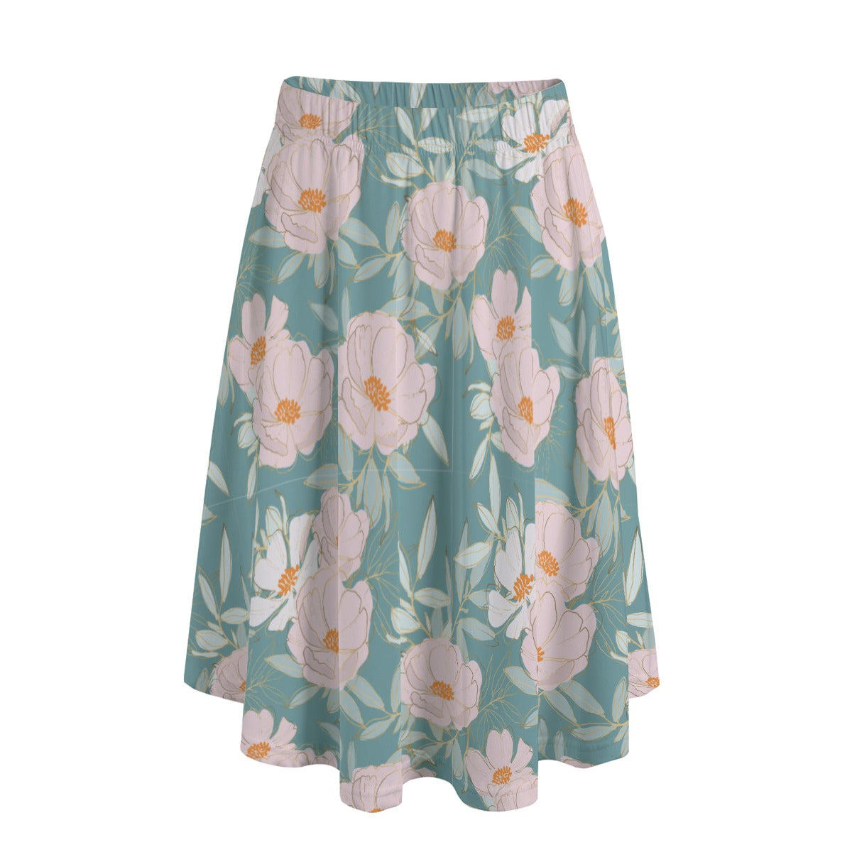Magnolia Breeze Long Maxi Skirt With Pockets