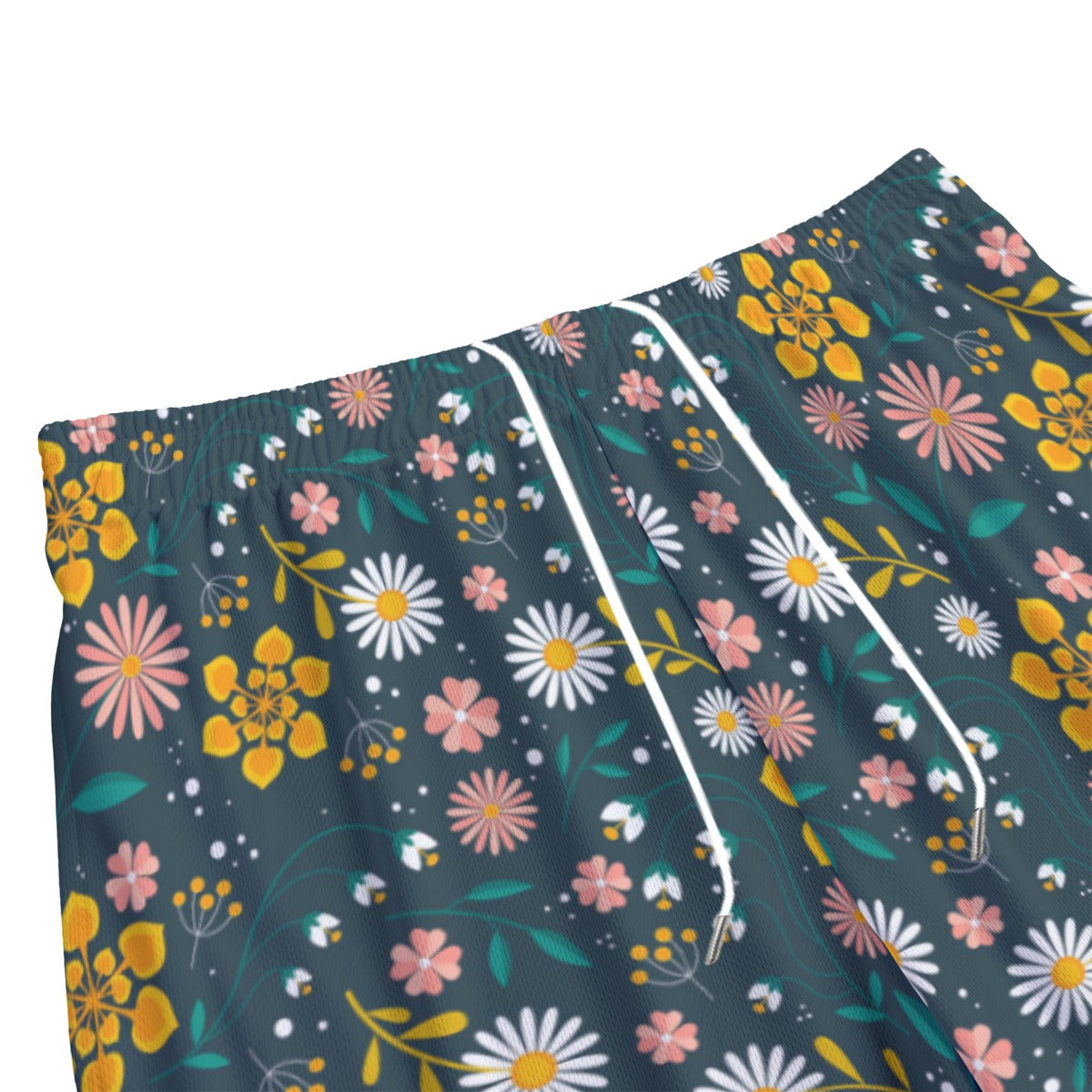 Summer Bloom unisex shorts with pockets