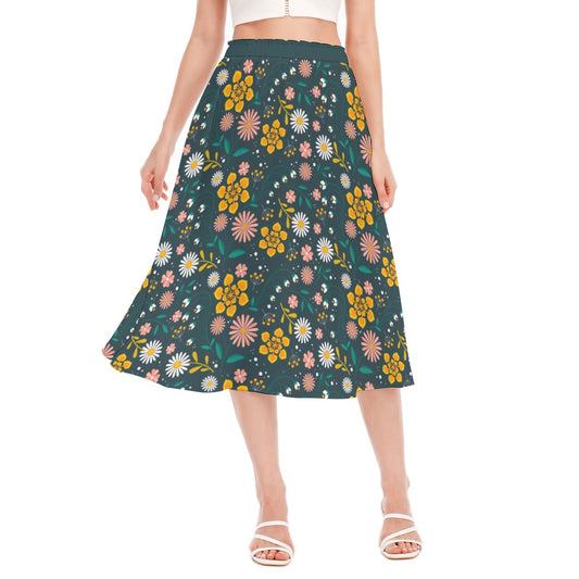Summer Bloom Chiffon Skirt