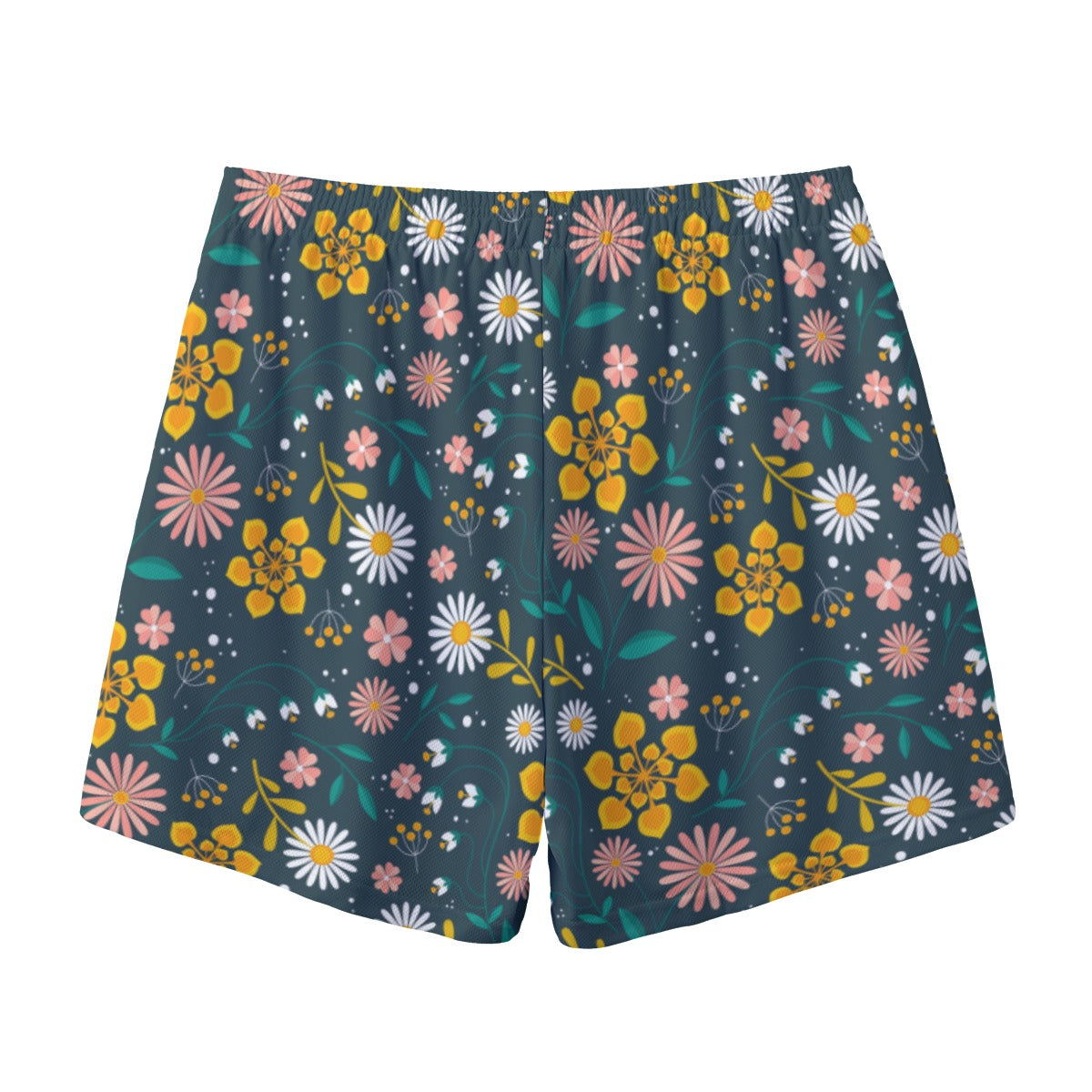 Summer Bloom unisex shorts with pockets
