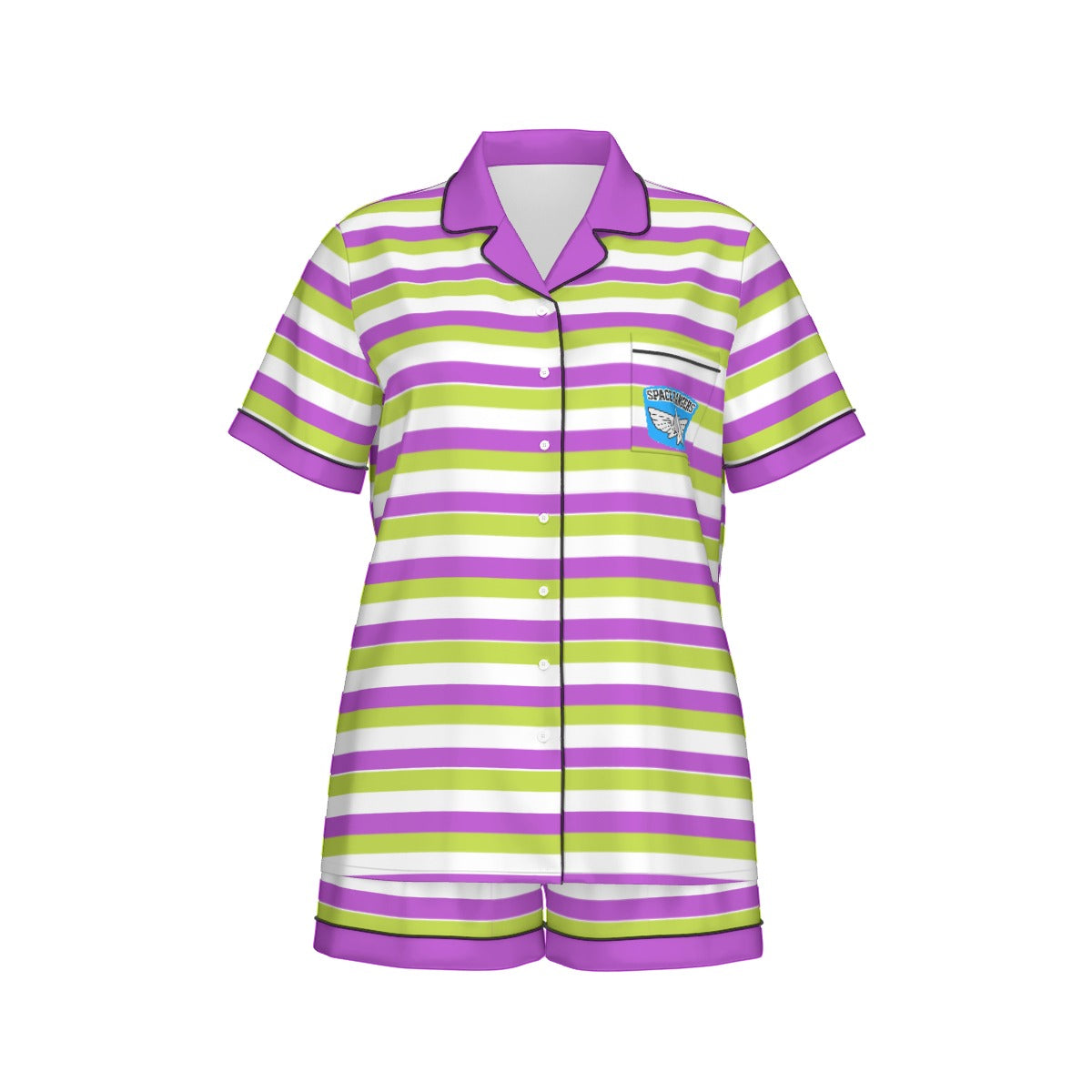 Buzz Stripe “Space Ranger” Women’s Pajama Set