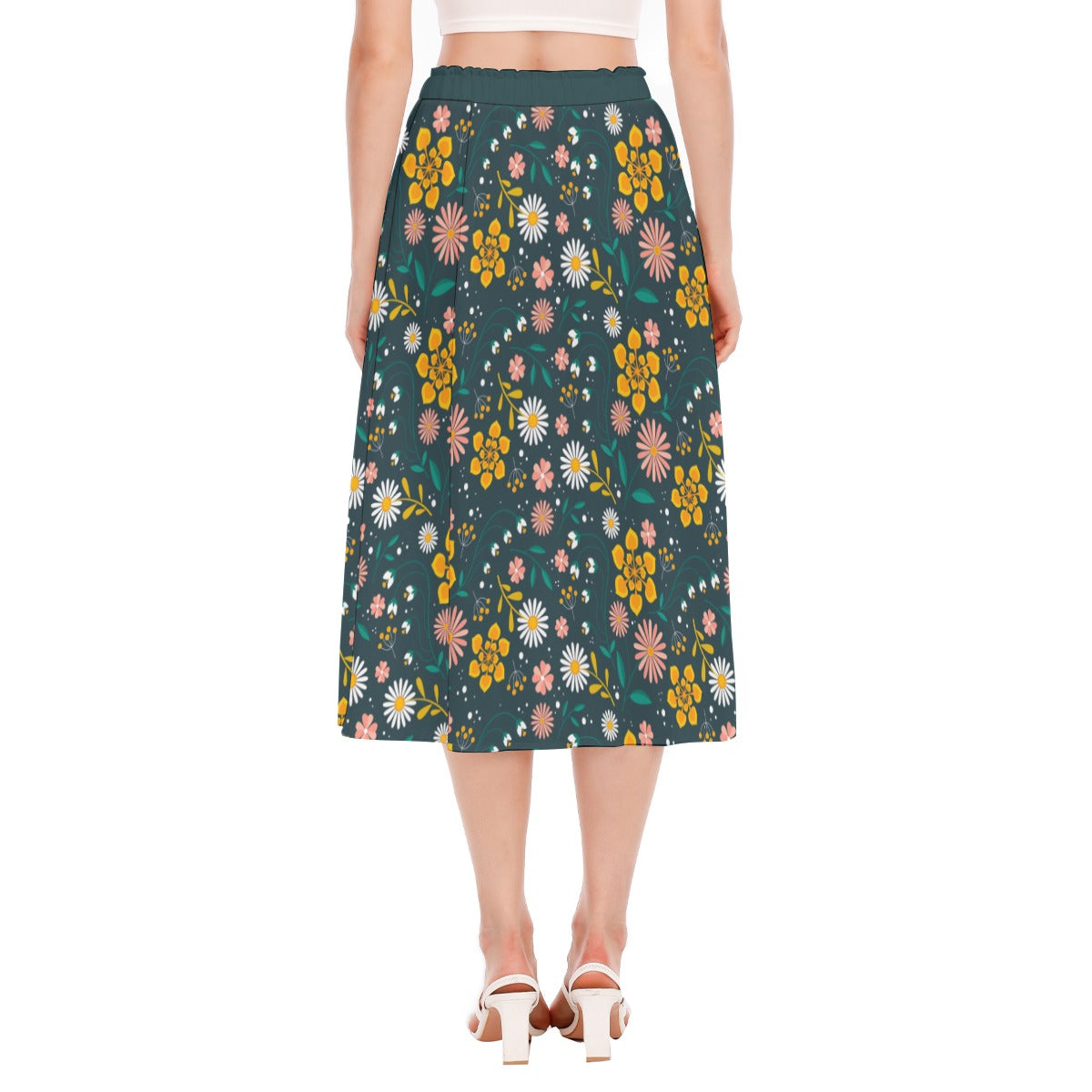 Summer Bloom Chiffon Skirt