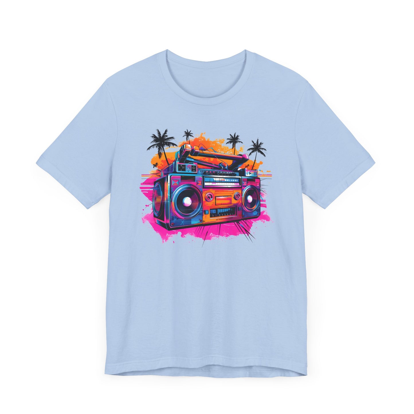 Retro Soundwaves - Unisex Jersey Short Sleeve Tee