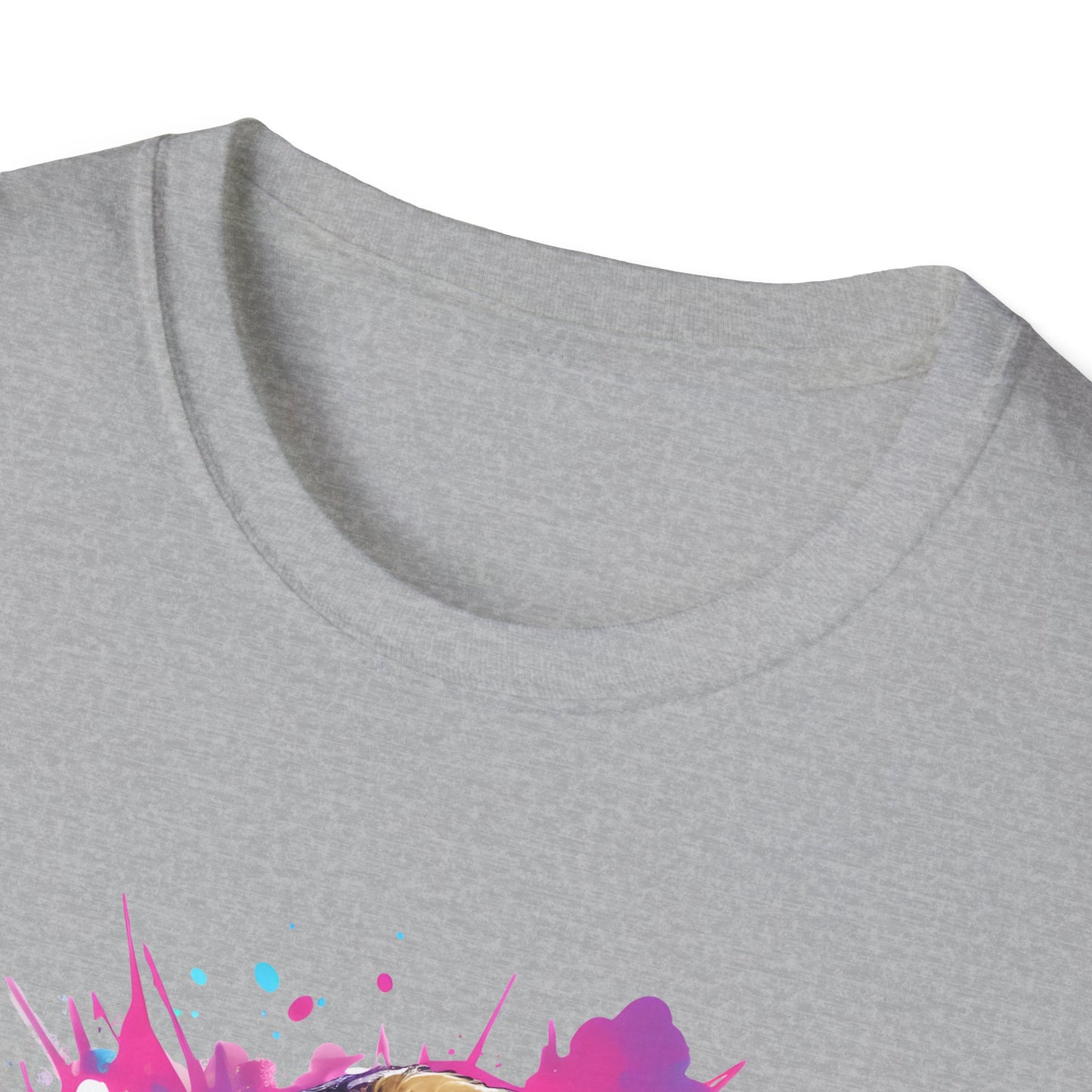 Sloth Serenade - Unisex Tee -Sloth, electric guitar, rock, music, groovy, cool, chill, whimsical, adorable, colorful, unique, trendy, guitar