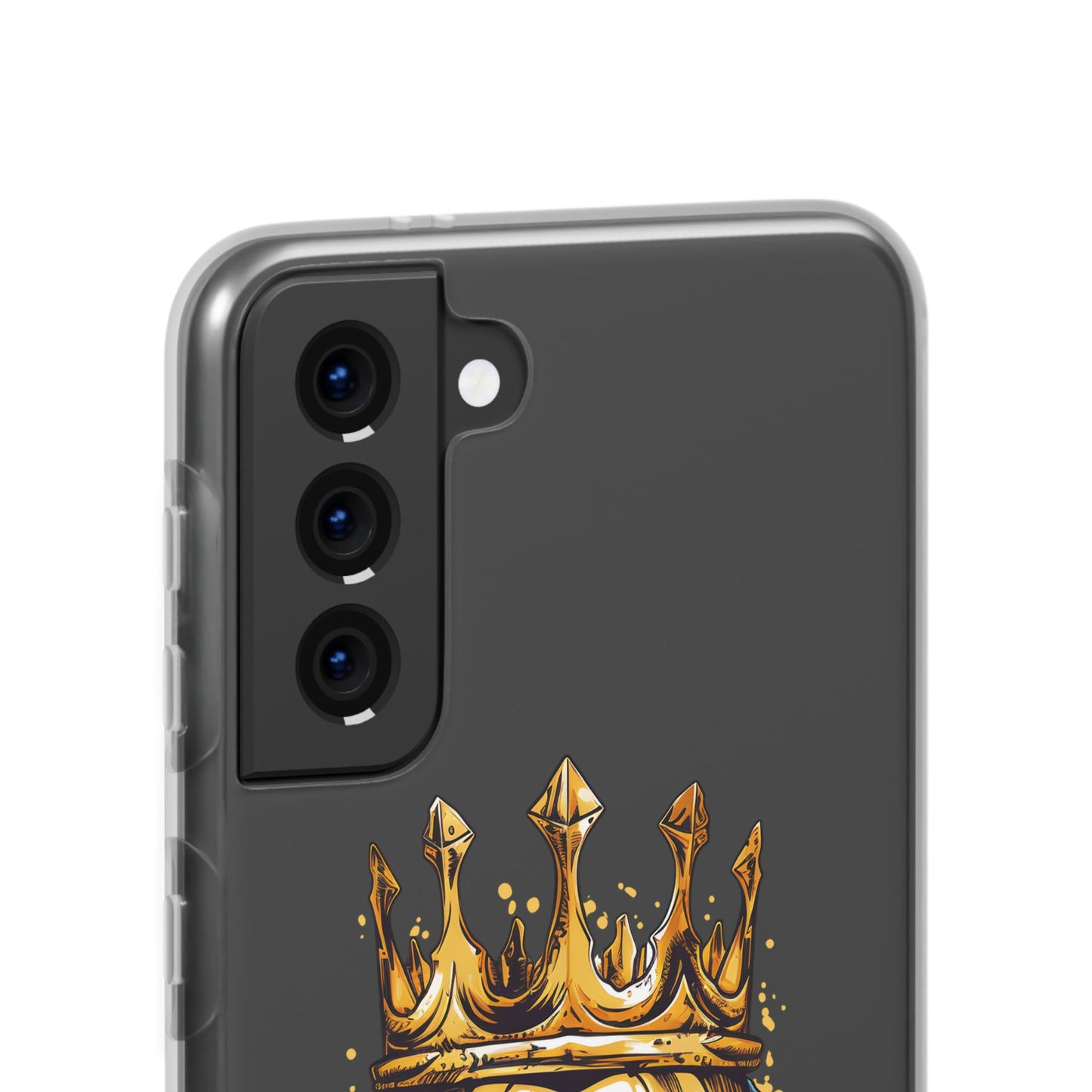 Skull Sovereign - Flexi Cases - Skull, crown, royalty, power, majesty, regal, death, edgy, dark, iPhone case, galaxy case, Samsung case