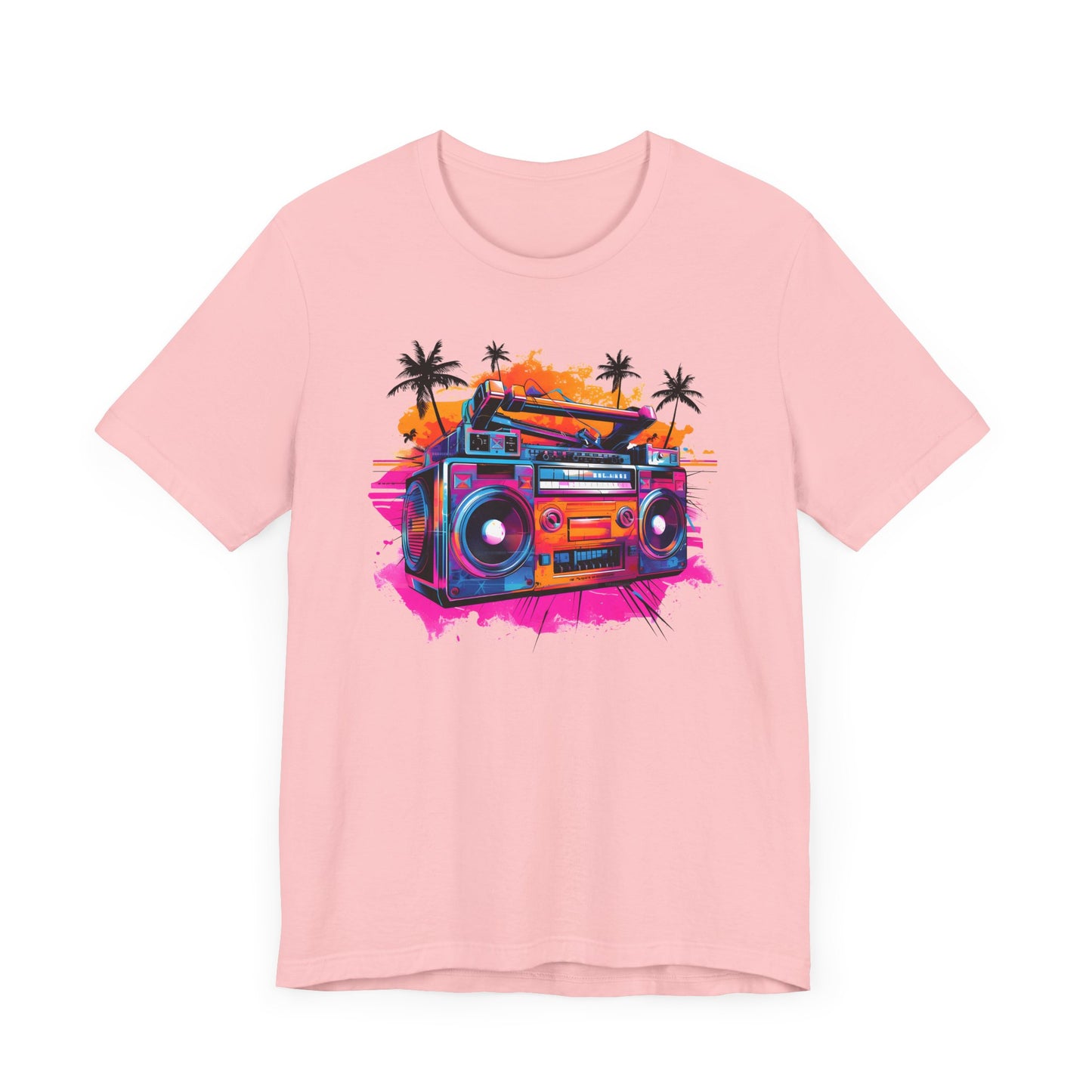 Retro Soundwaves - Unisex Jersey Short Sleeve Tee