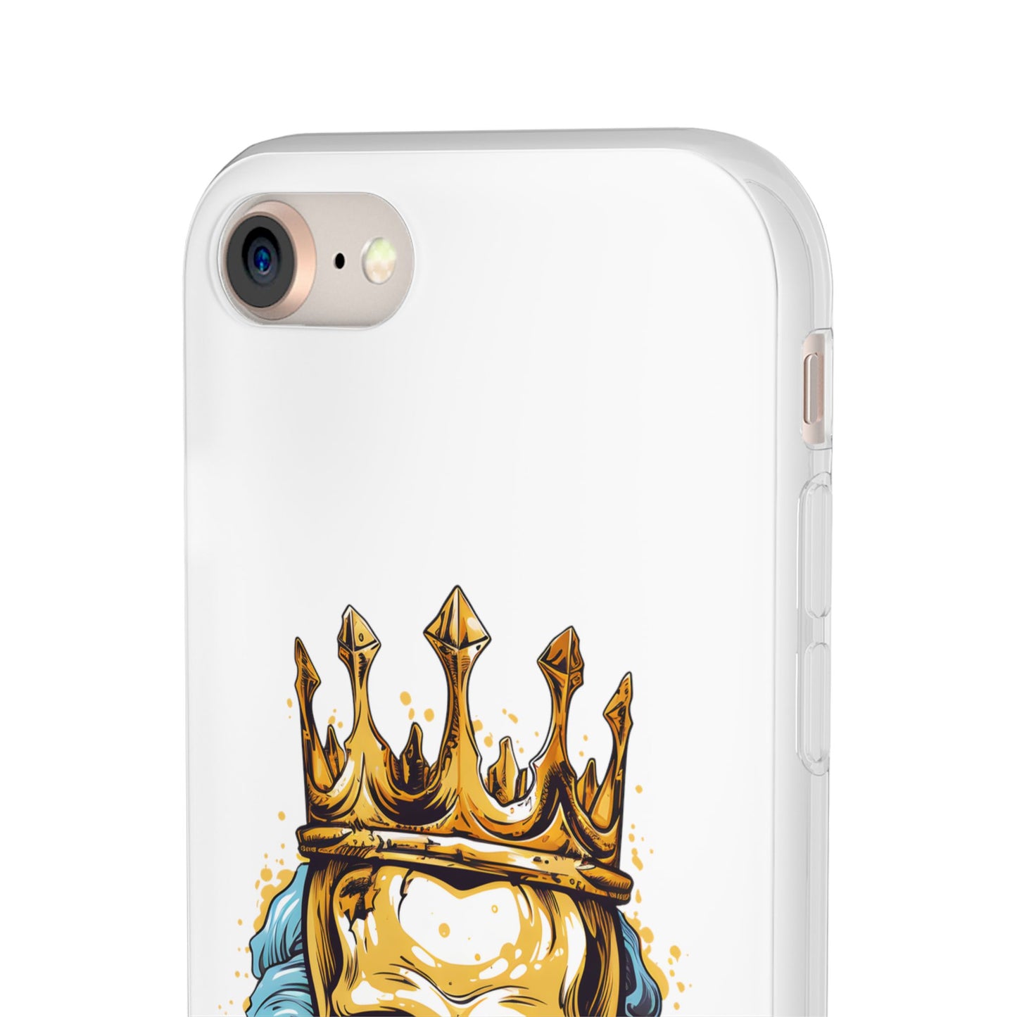 Skull Sovereign - Flexi Cases - Skull, crown, royalty, power, majesty, regal, death, edgy, dark, iPhone case, galaxy case, Samsung case